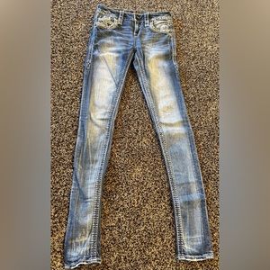 Rock Revival, mid-rise skinny jeans size 24